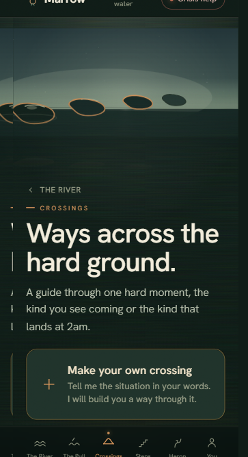 Marrow: crossings
